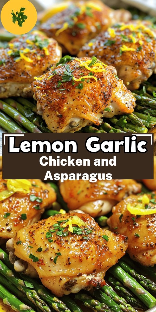 Restaurant-Quality One-Pan Lemon Garlic Chicken Asparagus